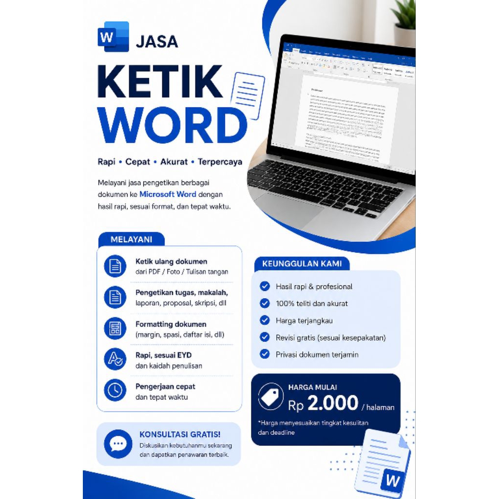 Jasa Ketik Word