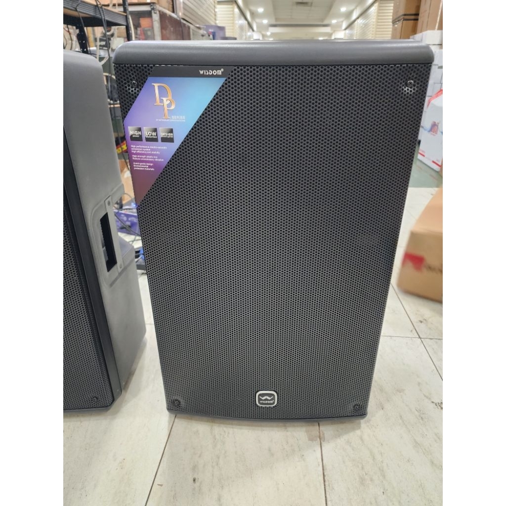 (JUAL 2 BUAH) speaker aktif 15 inch wisdom DP15 pro / DP15Pro – ORIGINAL RESMI