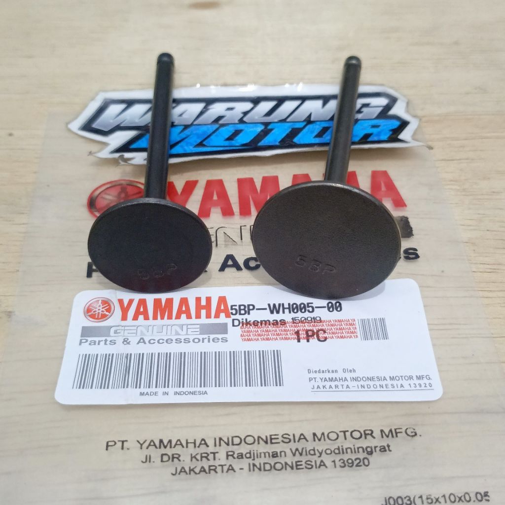 KLEP SET YAMAHA SCORPIO SCORPIO Z KODE PART 5BP