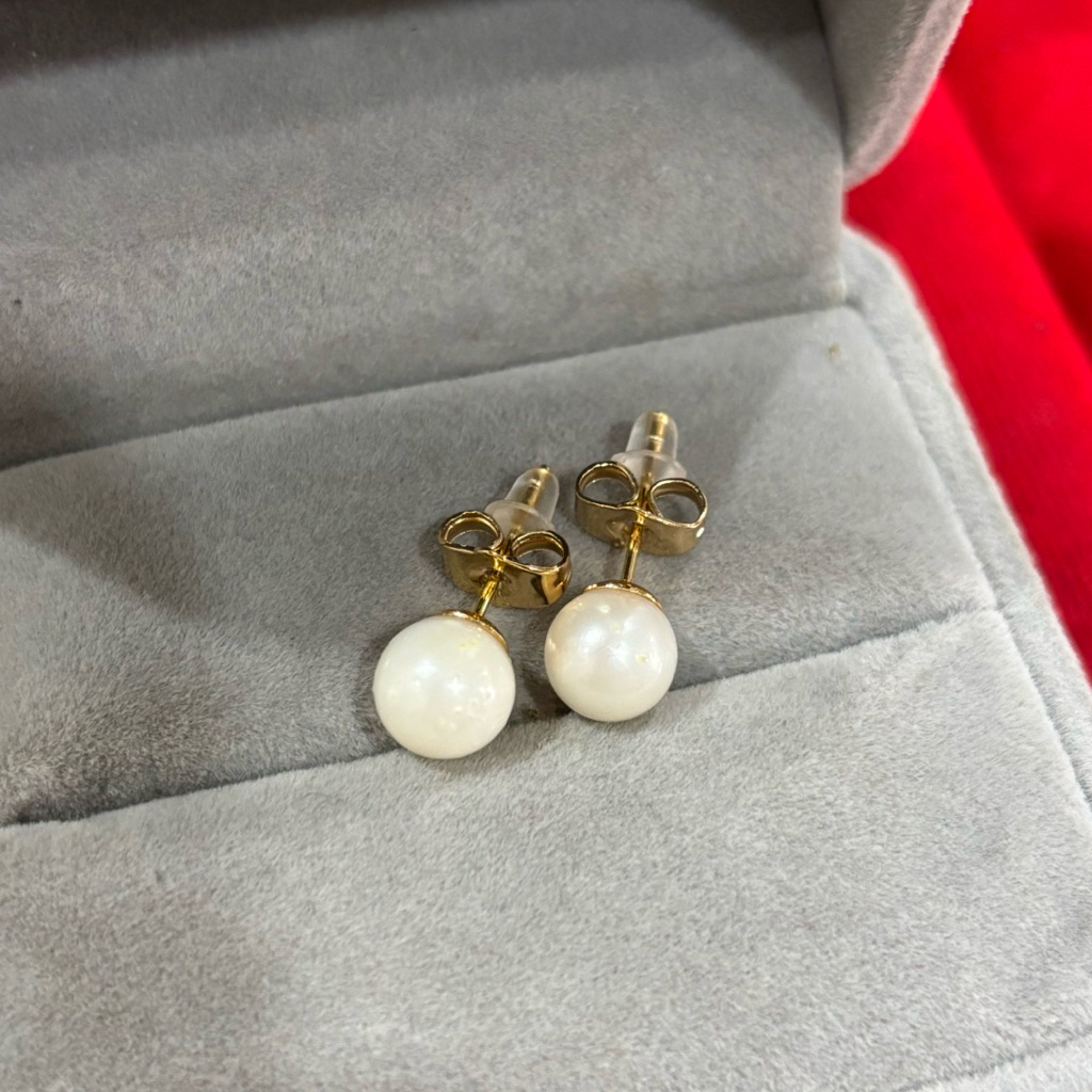 Giwang anting mutiara laut mini Giwang Pentol Giwang Tusuk mutiara asli lombok