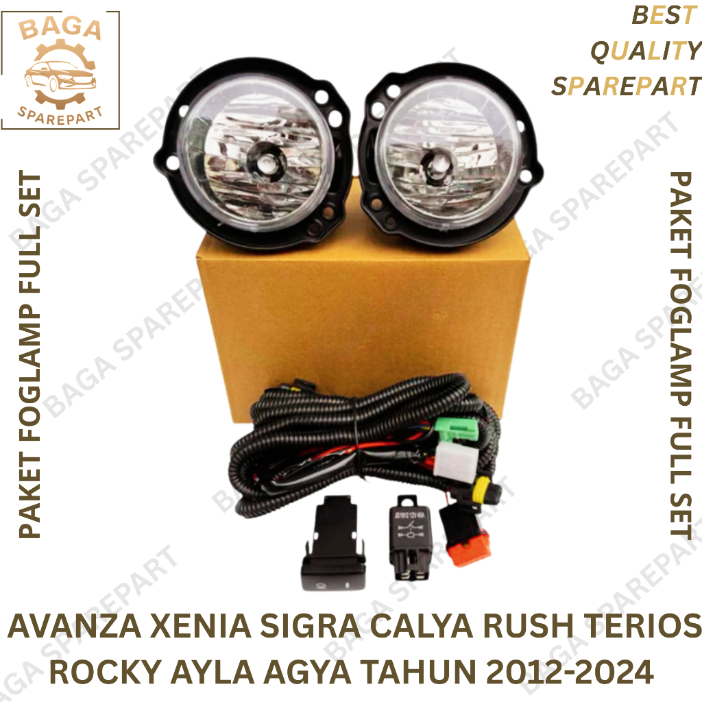 FOGLAMP AVANZA XENIA SIGRA CALYA RUSH TERIOS ROCKY AYLA AGYA  2012 - 2024