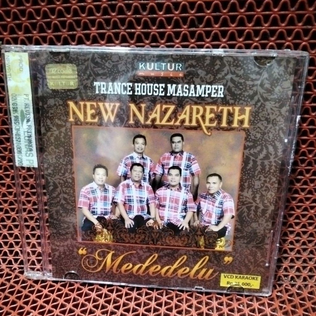 VCD KARAOKE POP MANADO NEW NAZARETH 100% ORIGINAL BARU DAN MASIH SEGEL