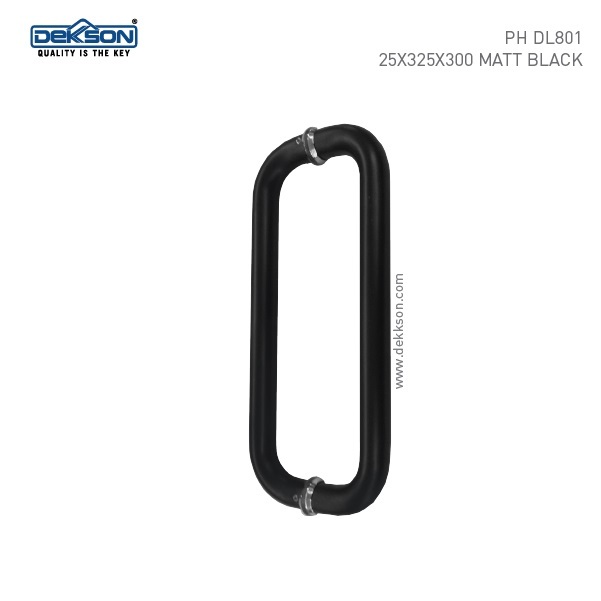 DEKKSON Pull Handle Gagang Pintu Stainless Steel Tarik PH DL801 Hitam