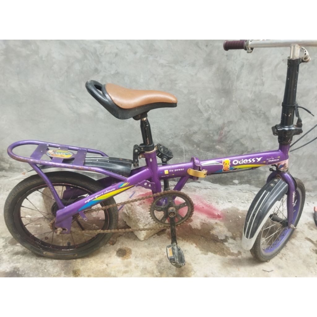 sepeda lipat odessy 16" second
