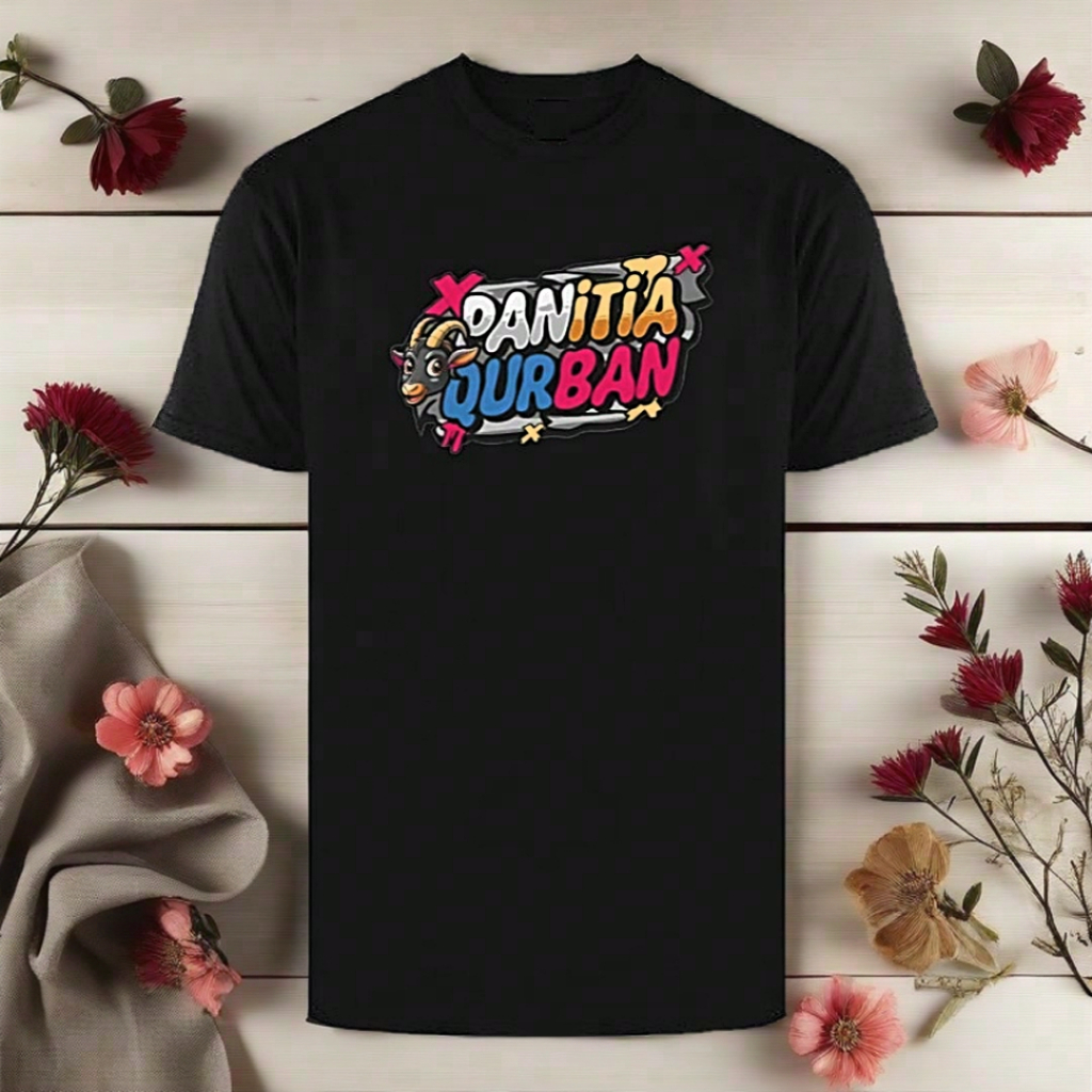 KAOS TSHIRT - PANITIA QURBAN BLACK