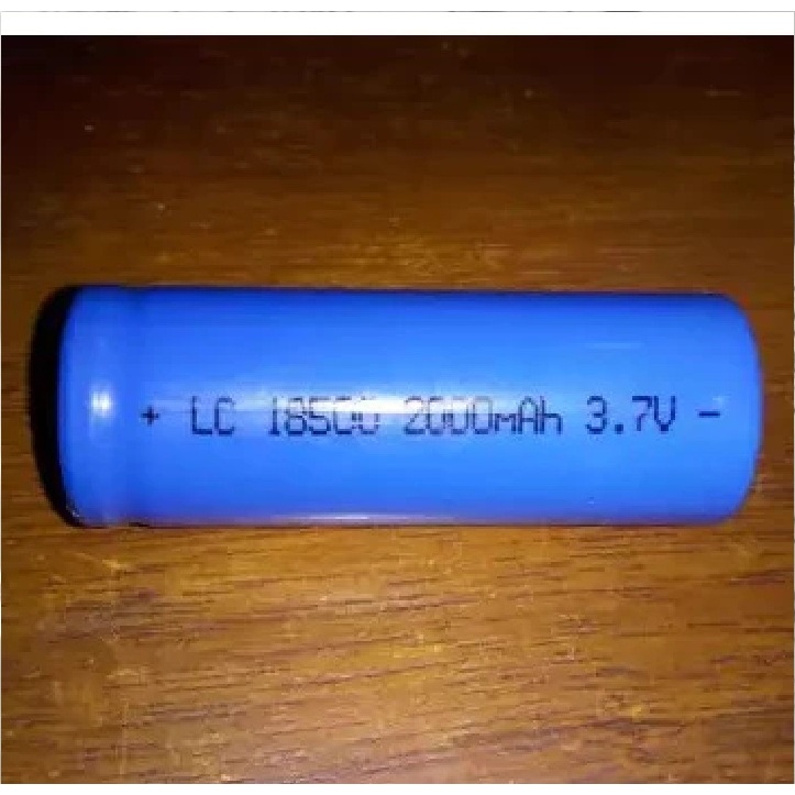 BATERAI 18500 TEGANGAN 3,7V BISA DI CHARGE - Batre Casan 18500 TOP / JENDOL harga satuan