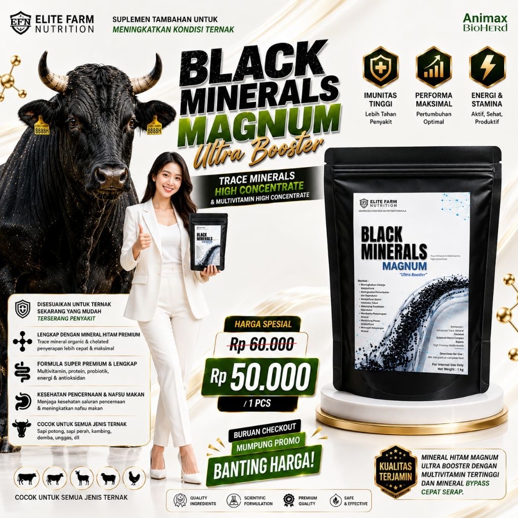 Mineral hitam Super Booster Ultra Booster Super Premium | Black Minerals Magnum Ultra Booster | Plus