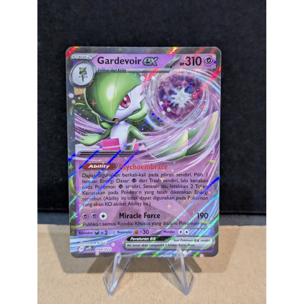 Kartu Pokemon Gardevoir Ex TCG Indonesia