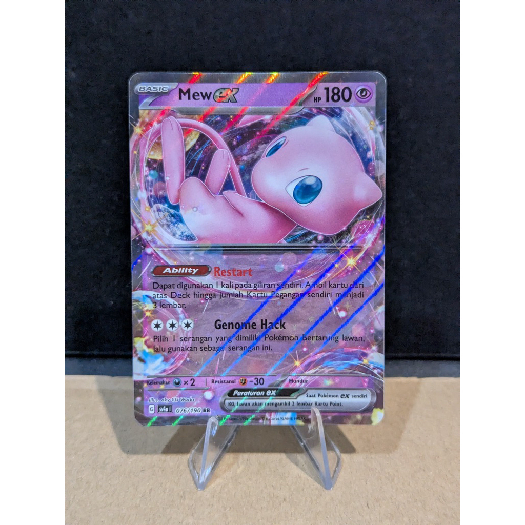 Kartu Pokemon Mew Ex TCG Indonesia