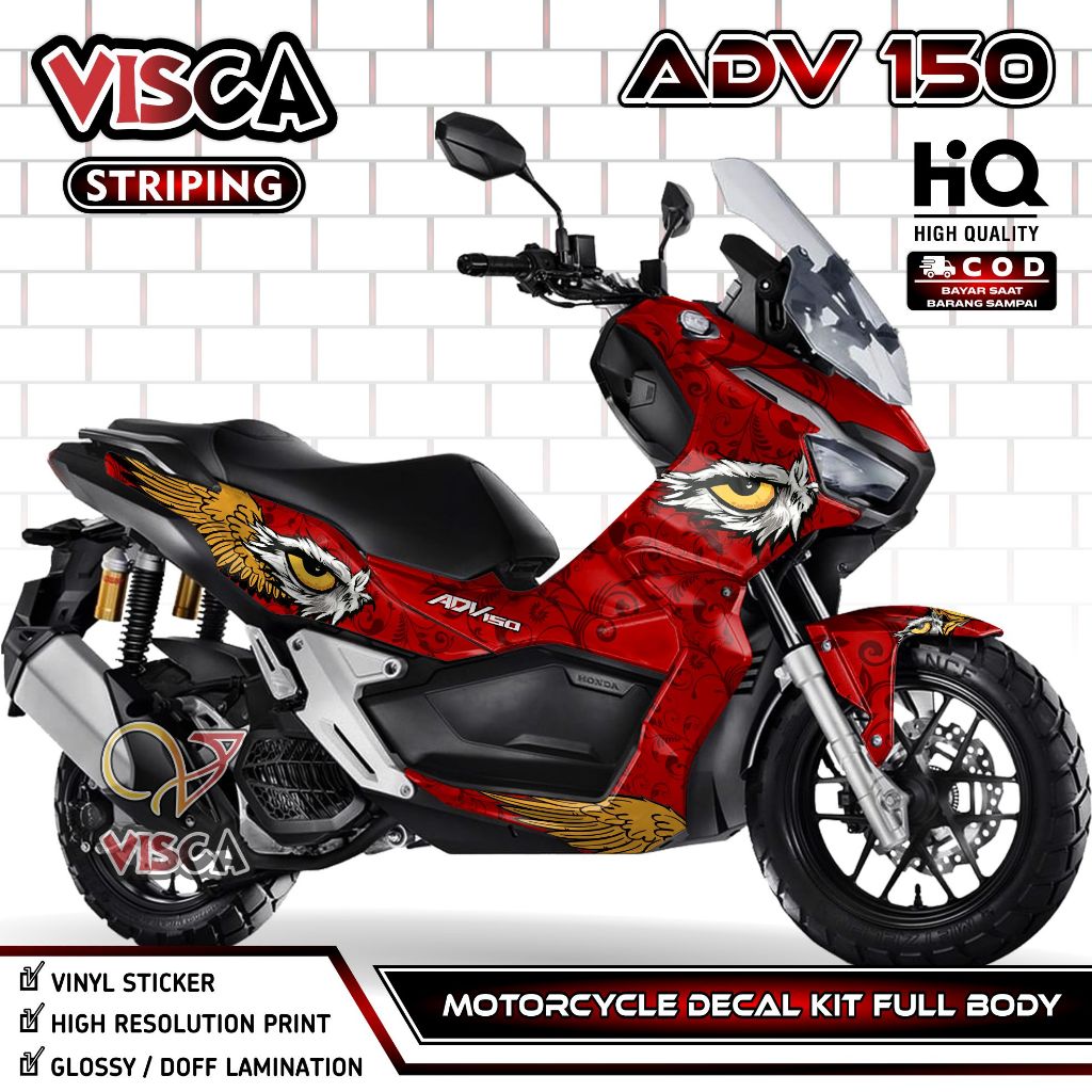 Decal ADV 150 Full Body - Stiker ADV 150 Full Body - Dekal ADV 150 Full Body - Striping ADV 150 Vari