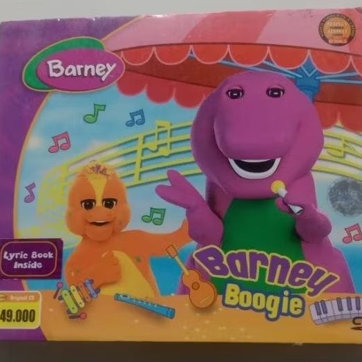 CD AUDIO ORIGINAL BARNEY BOOGIE + LYRICS BOOK INSIDE