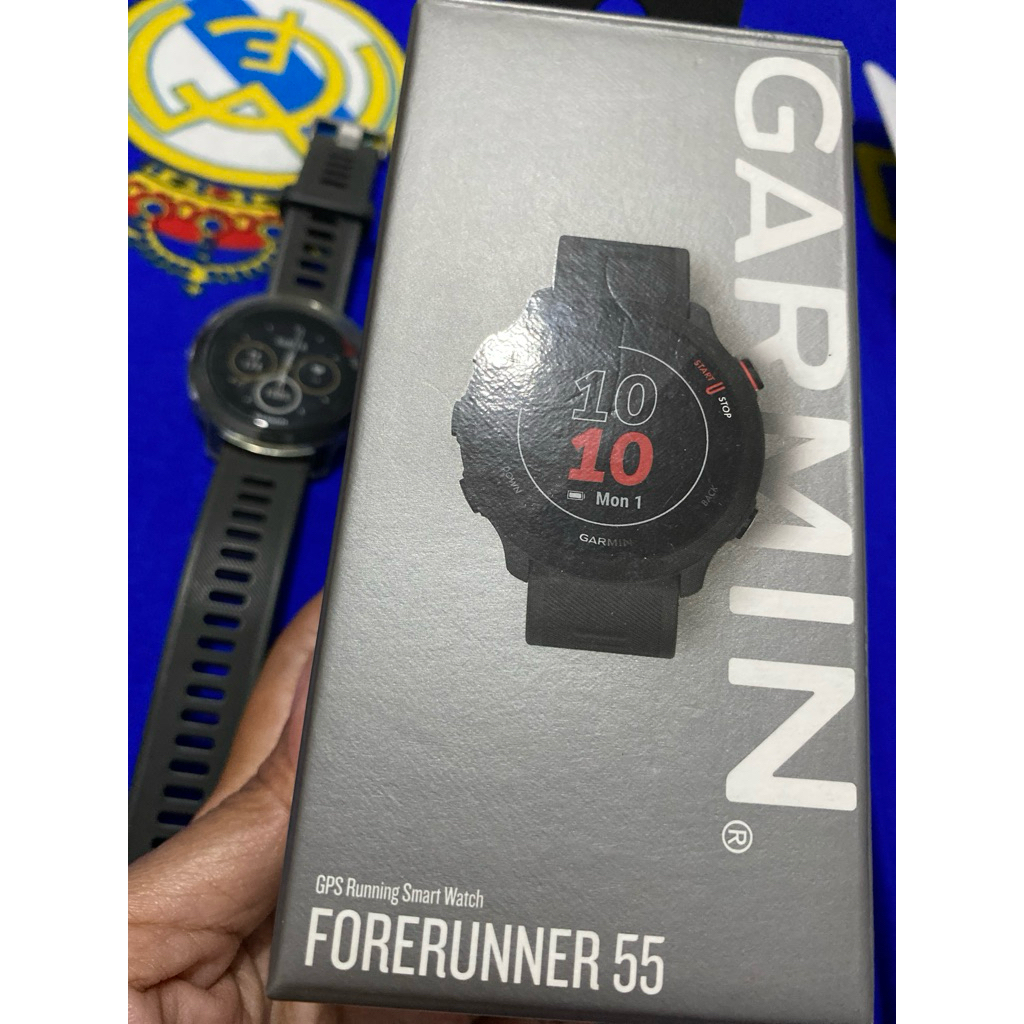 smart watch second ORI mulus by GARMIN Forerunner 55 Full Set