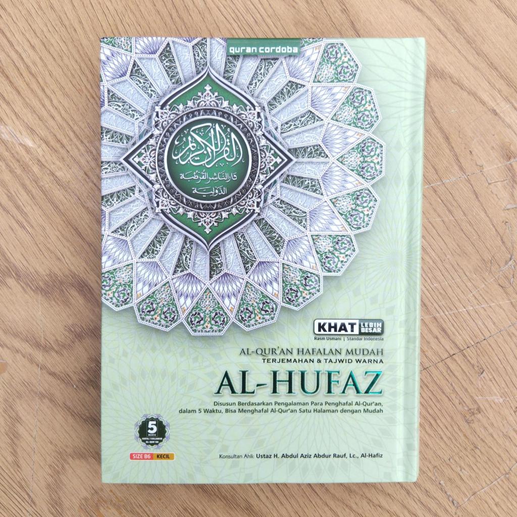 Alquran Hafalan Terjemah Al-Hufaz Milenial Cordoba Uk B6 Tajwid Warna Al-Quran Alhufaz
