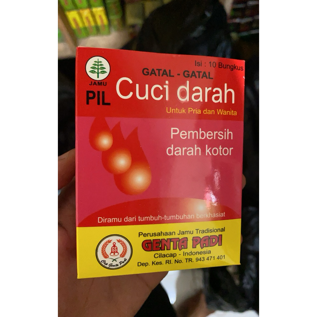 pil cuci darah dan gatal gatal untuk membersihkan darah kotor pria dan wanita