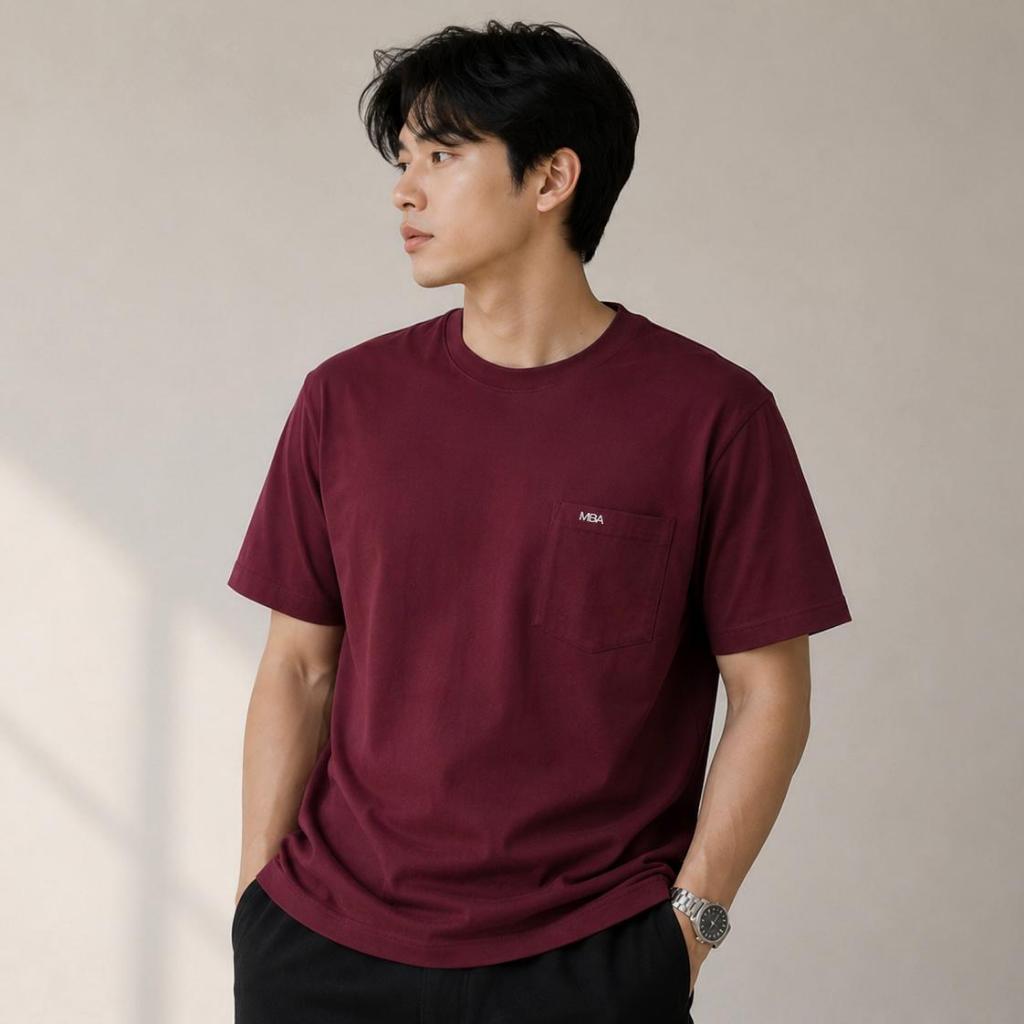 NEW Kaos Polos Pocket MBA MY BLANK APPAREL 100% Cotton Combet 24s Kaos Baju Oblong Pria Wanita