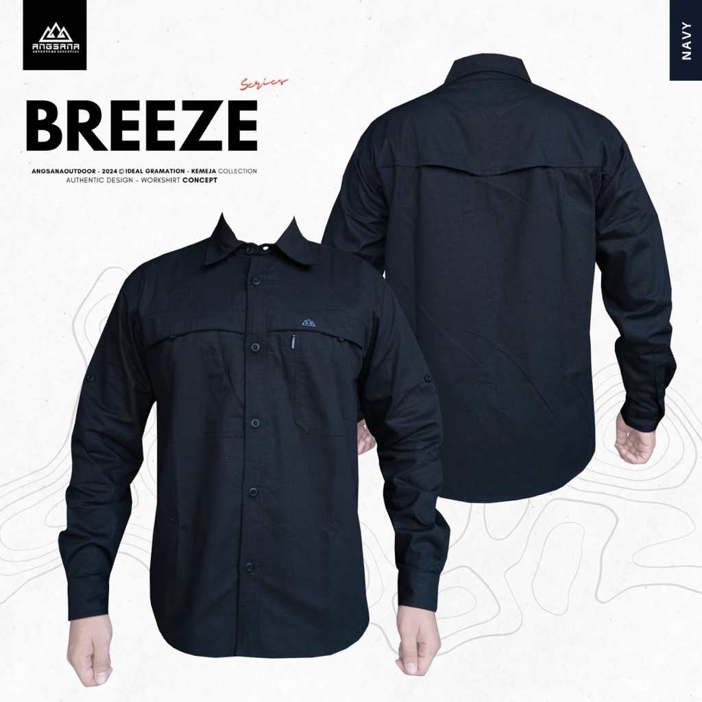 Kemeja Angsana Seri Breeze