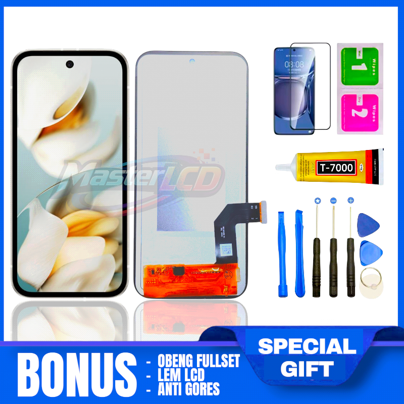LCD GOOGLE PIXEL 9A / GXQ96 / GTF7P / G3Y12 FULLSET TOUCHSCREEN ORIGINAL BERGARANSI BONUS OBENG LEM 
