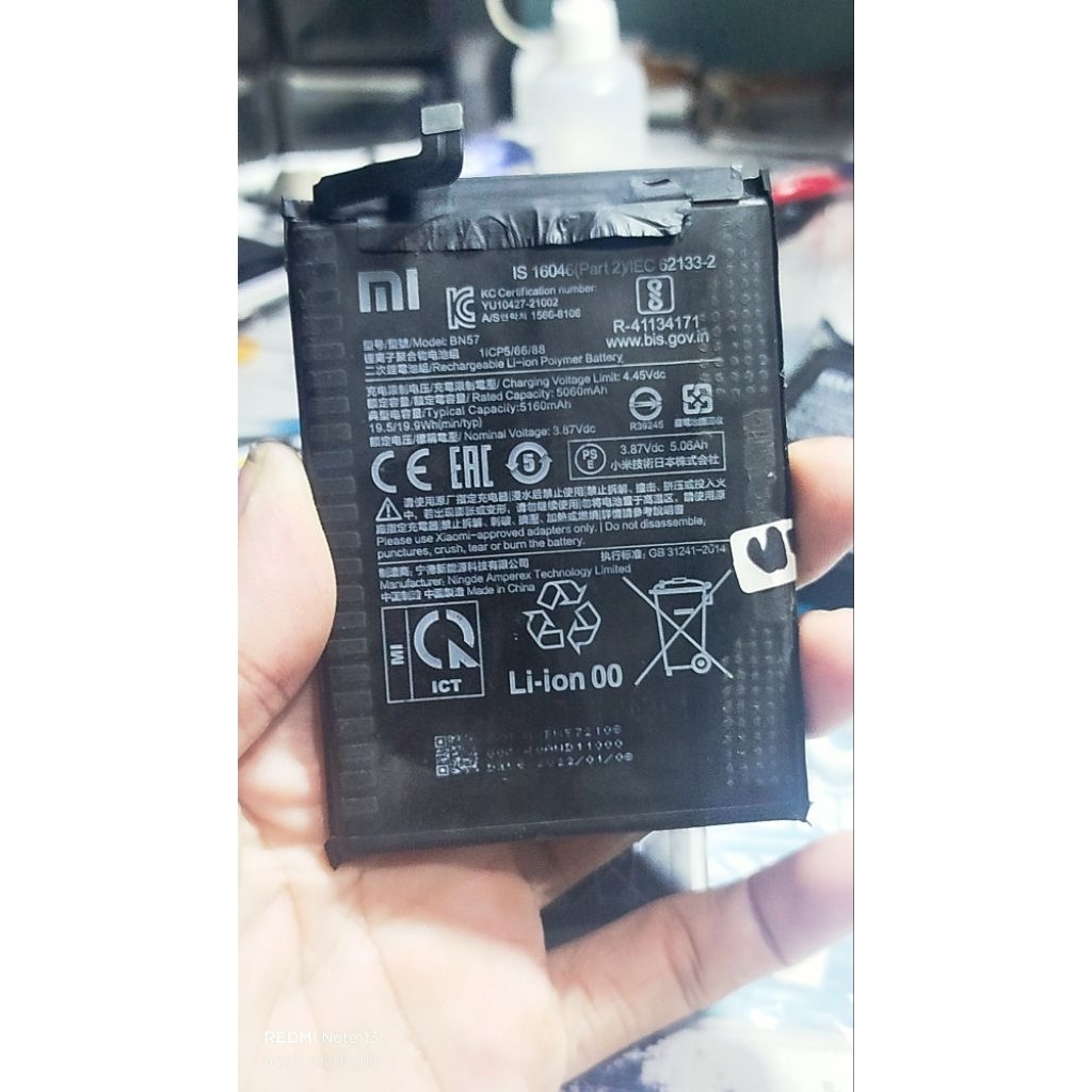 Btre redmi BN57 original copotan baca diskripsi