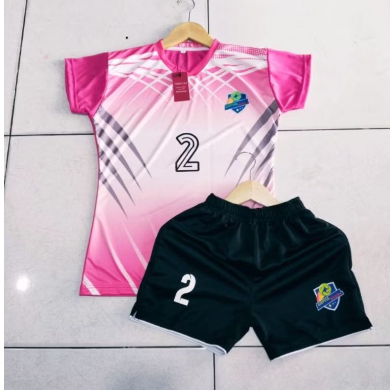 Promo Set Kaos Voli Wanita Jersey Voli Printing Baju Voli Proliga
