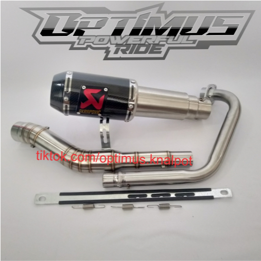 KNALPOT AKRAPOVIC GP LORENZO CBR150R R15 GSX VIXION CB150R XSR155 XABRE