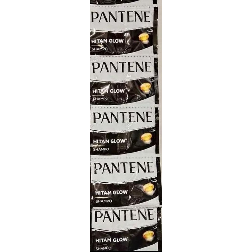 Shampo Sachet Pantene HITAM Glow 10ml 12 Sachet 24 pcs
