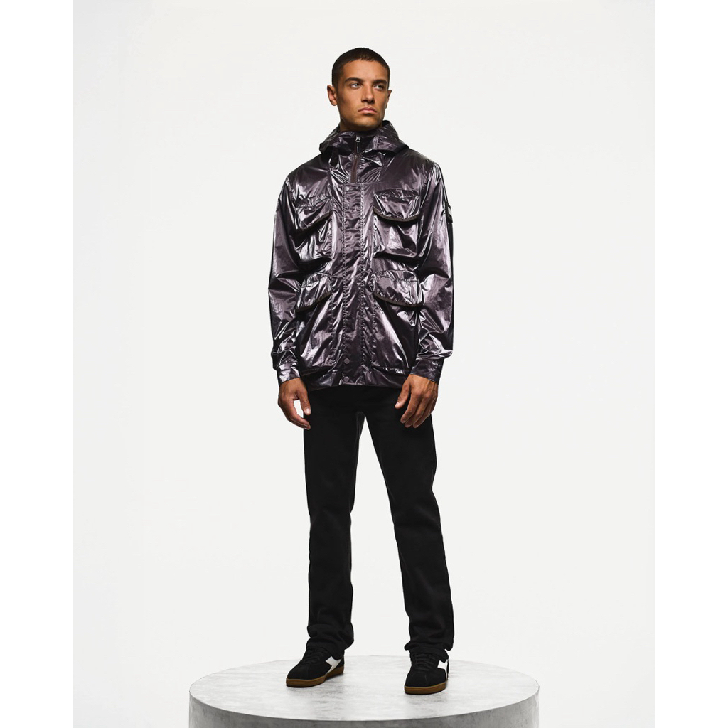 Weekend Offender Cotoca Fleece Lined Jacket Aubergine Purple