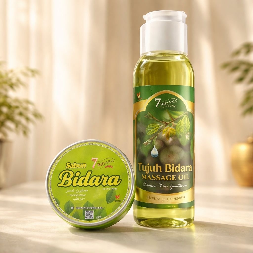 Minyak Pijat Bidara Bonus Sabun Bidara/Minyak Urut Bidara