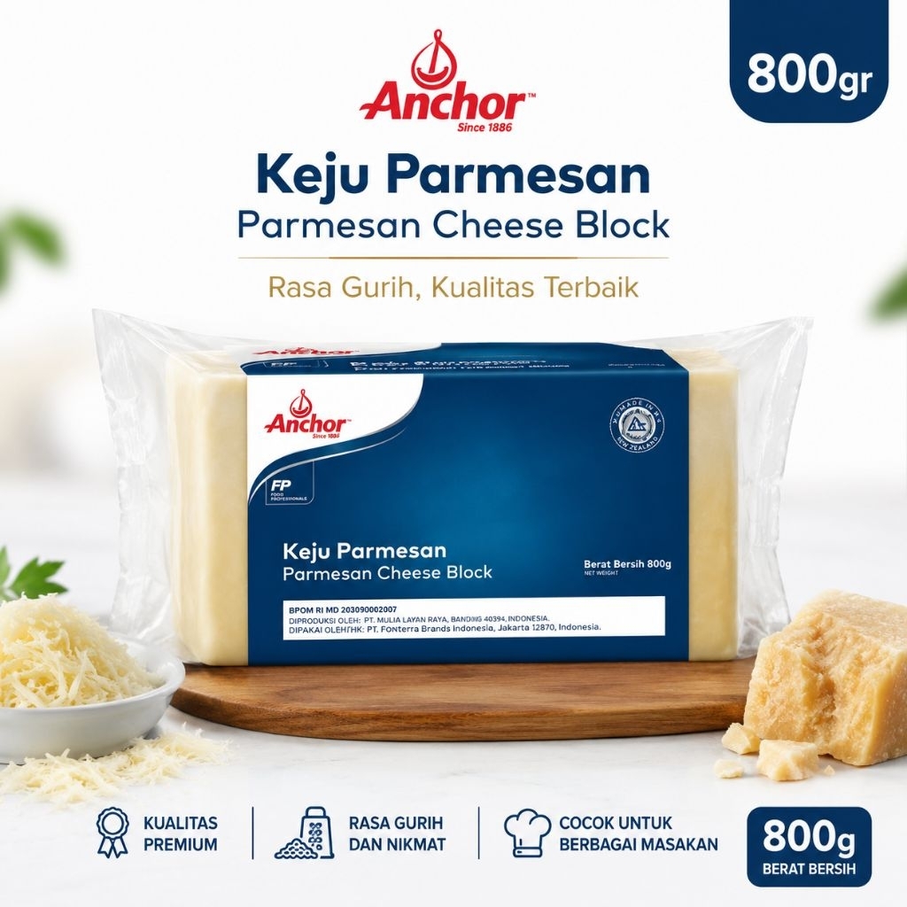 Parmesan Cheese Anchor / Keju Parmesan Anchor