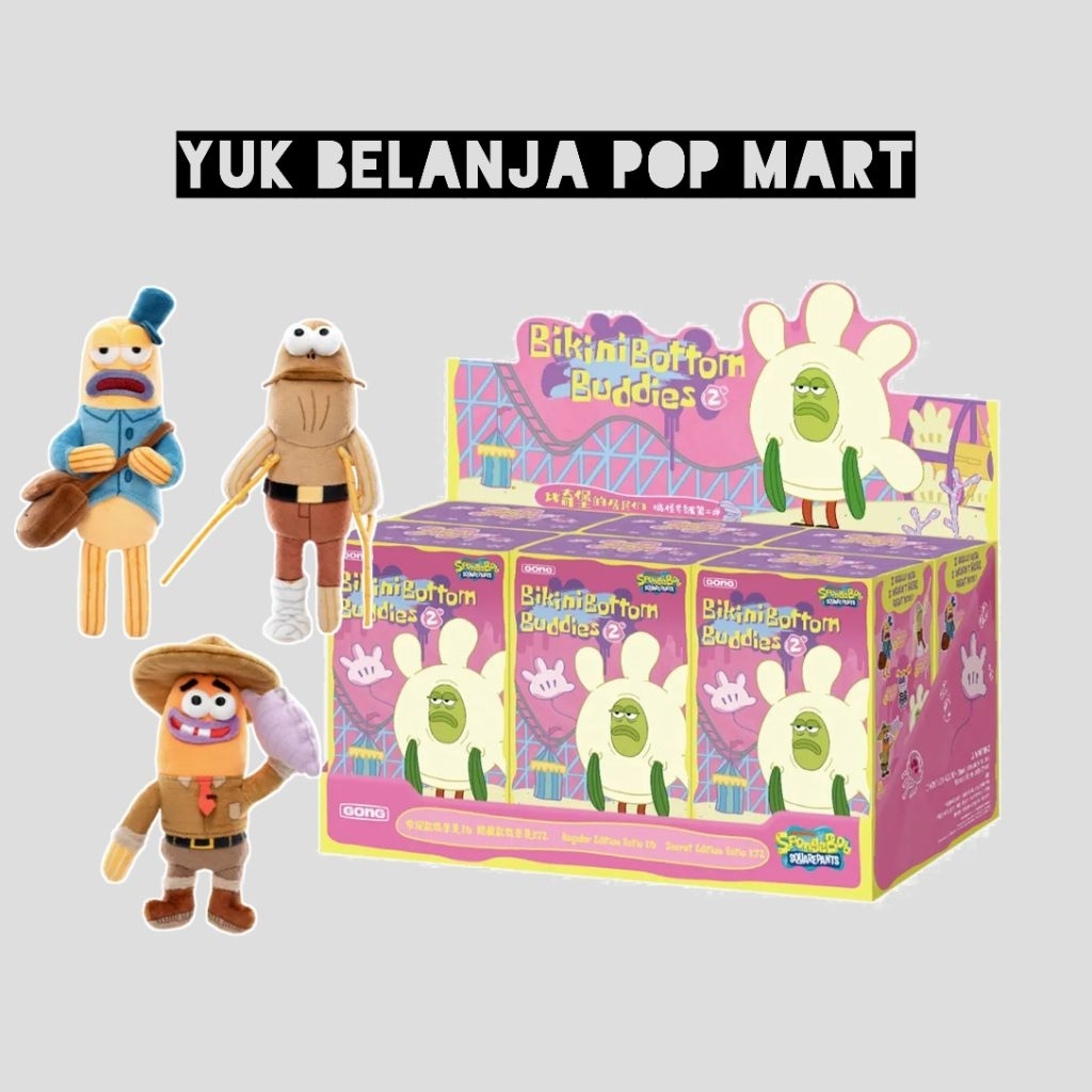 POP MART Residents of Bikini Bottom - Whimsical Plush Part 2