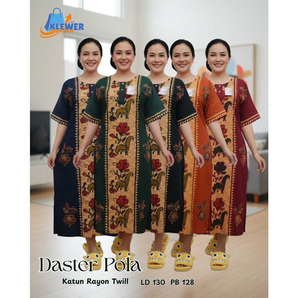 PREMIUM DASTER LD 130 CM IBU JUMBO Daster Rayon Premium Busui Friendly DASTER JUMBO DASTER BIGSIZE B