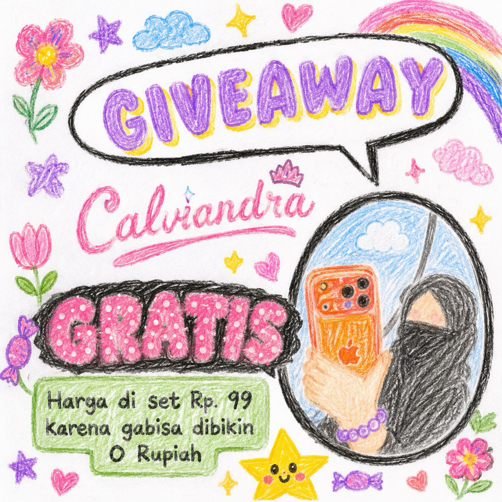 Giveaway Calviandra - BARANG GRATIS - Case iPhone 17 ProMax - Case nya doang, bukan HP nya (khusus f