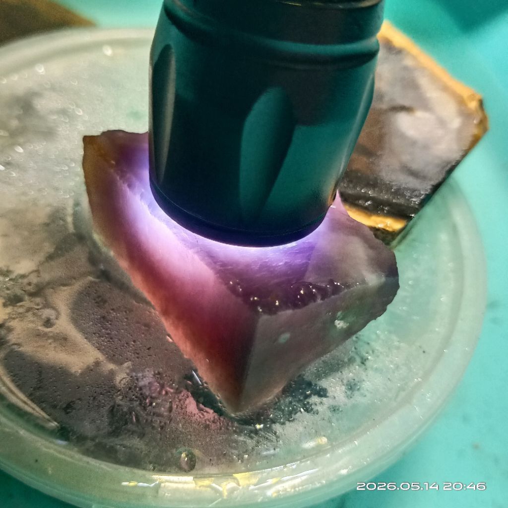 Rough Batu Lavender - Bahan Batu Akik Lavender - Rough Batu Akik - Batu Akik Kristal BL3