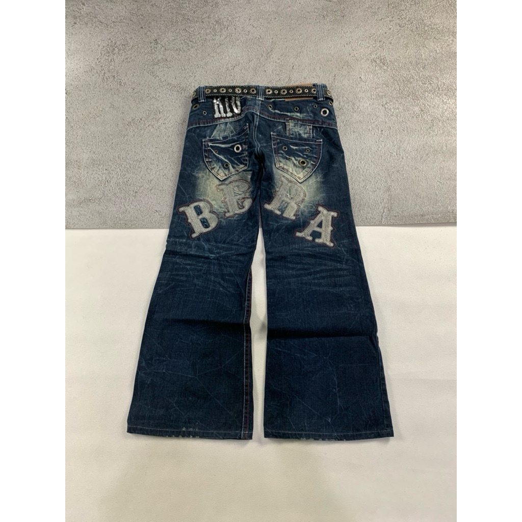 NV-106 Riobera Flare jeans Pants  Size 32 Lebar pinggang 84cm Lebar paha 56cm Panjang 96cm Open leg 