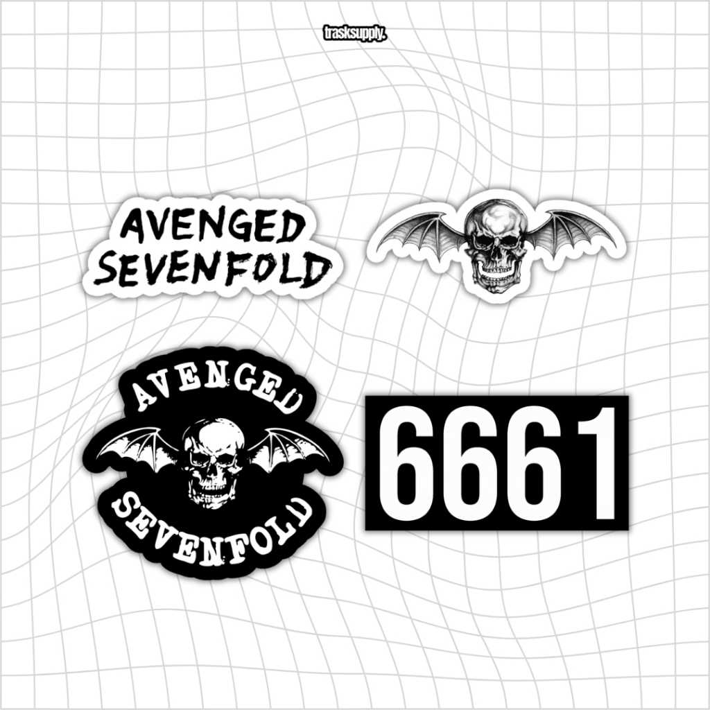 Sticker Avenged Sevenfold A7X - STICKER BAND