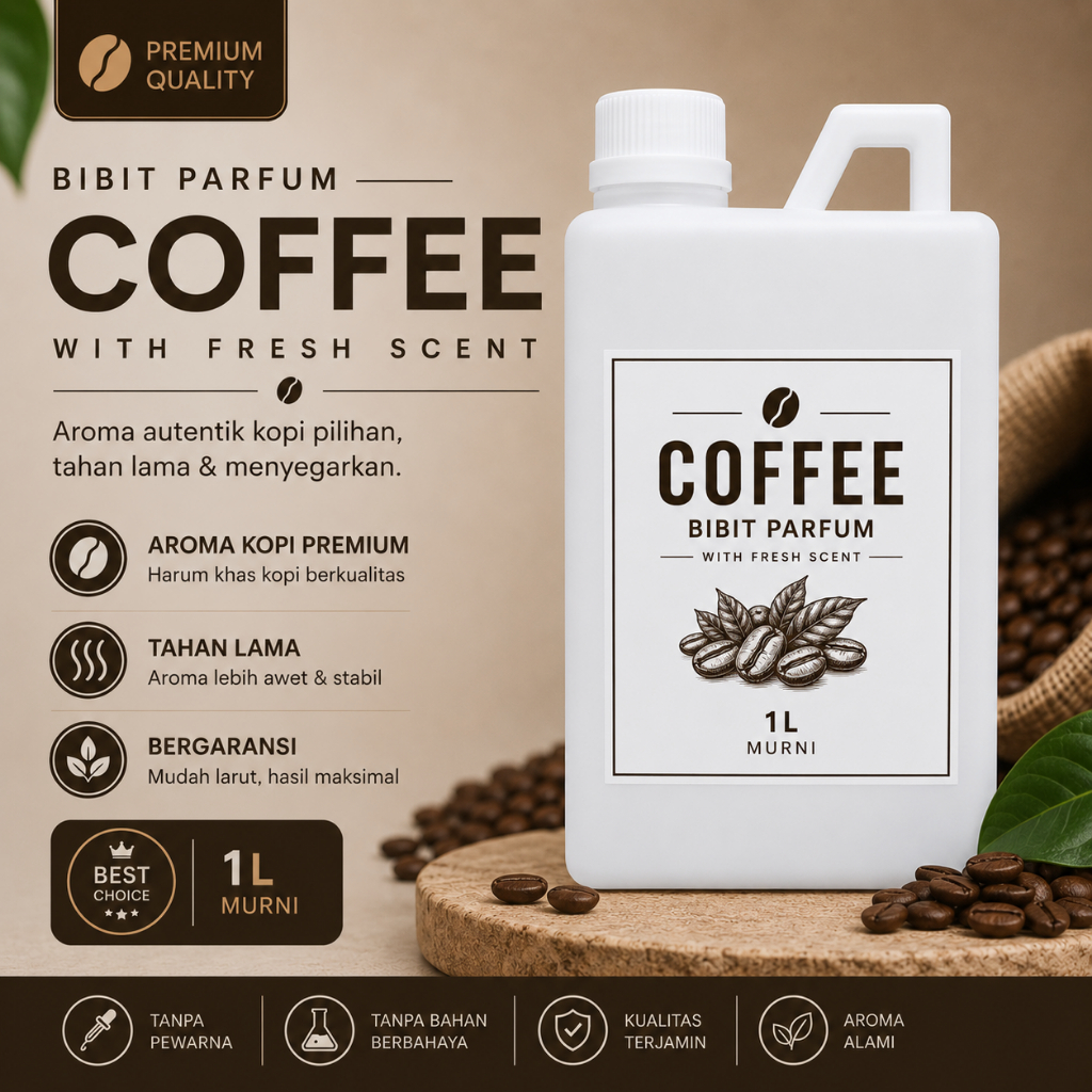 BIBIT PARFUM KOPI 1 LITER / BIANG PARFUM KOPI