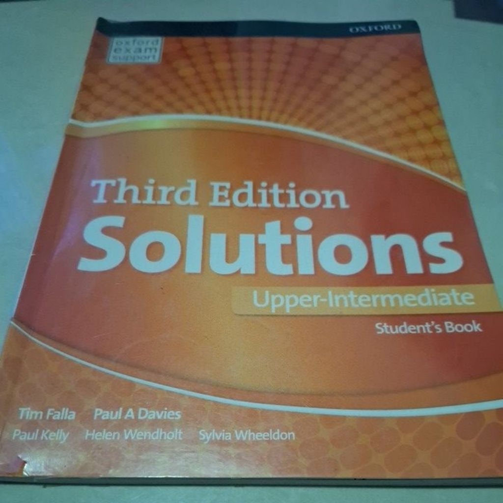Buku OXFORD SOLUTIONS (Third Edition) Upper Intermediate Student's Book
