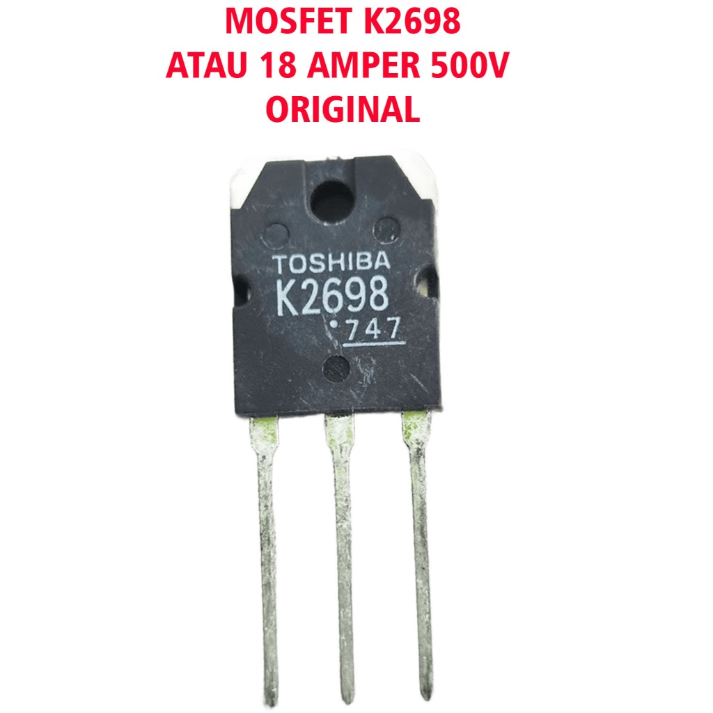 mosfet K2698 body besar ori murah