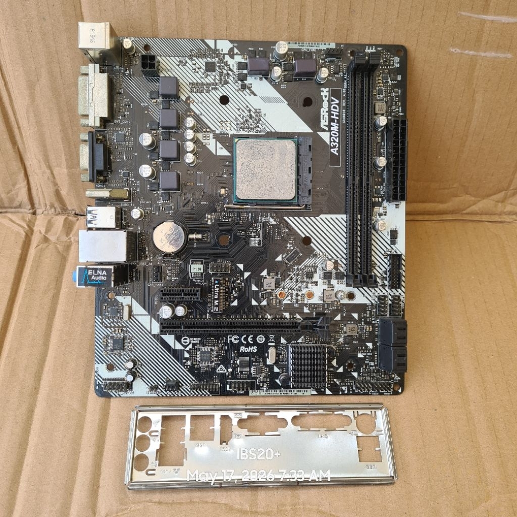PAKET RYZEN 5 3400G MAINBOARD ASROCK A320M HDV MATX DDR4 AM4