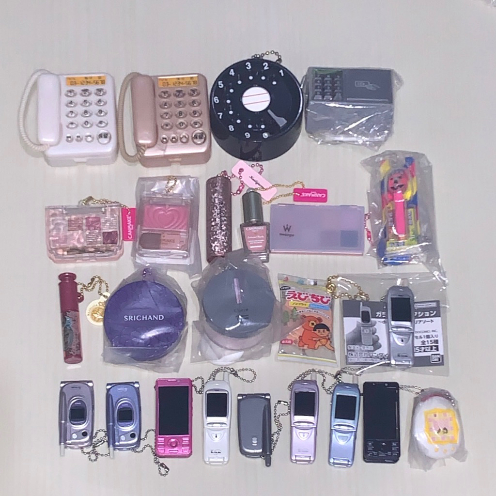update (26 Mei) trinkets gotochi gachapon gashapon docomo phone aikatsu aoi ichigo akari gacha cosme