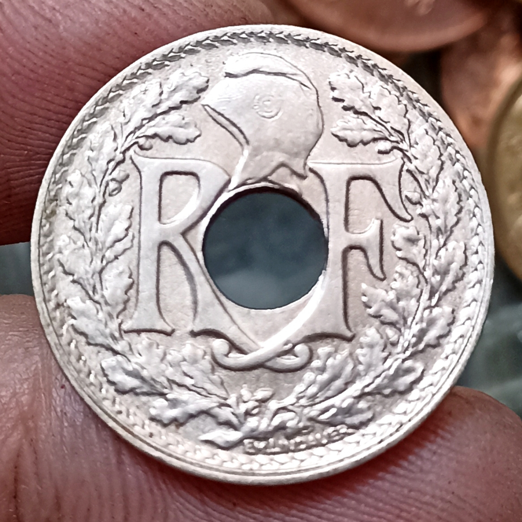 Koin Kuno France 10 Centimes Tahun 1918