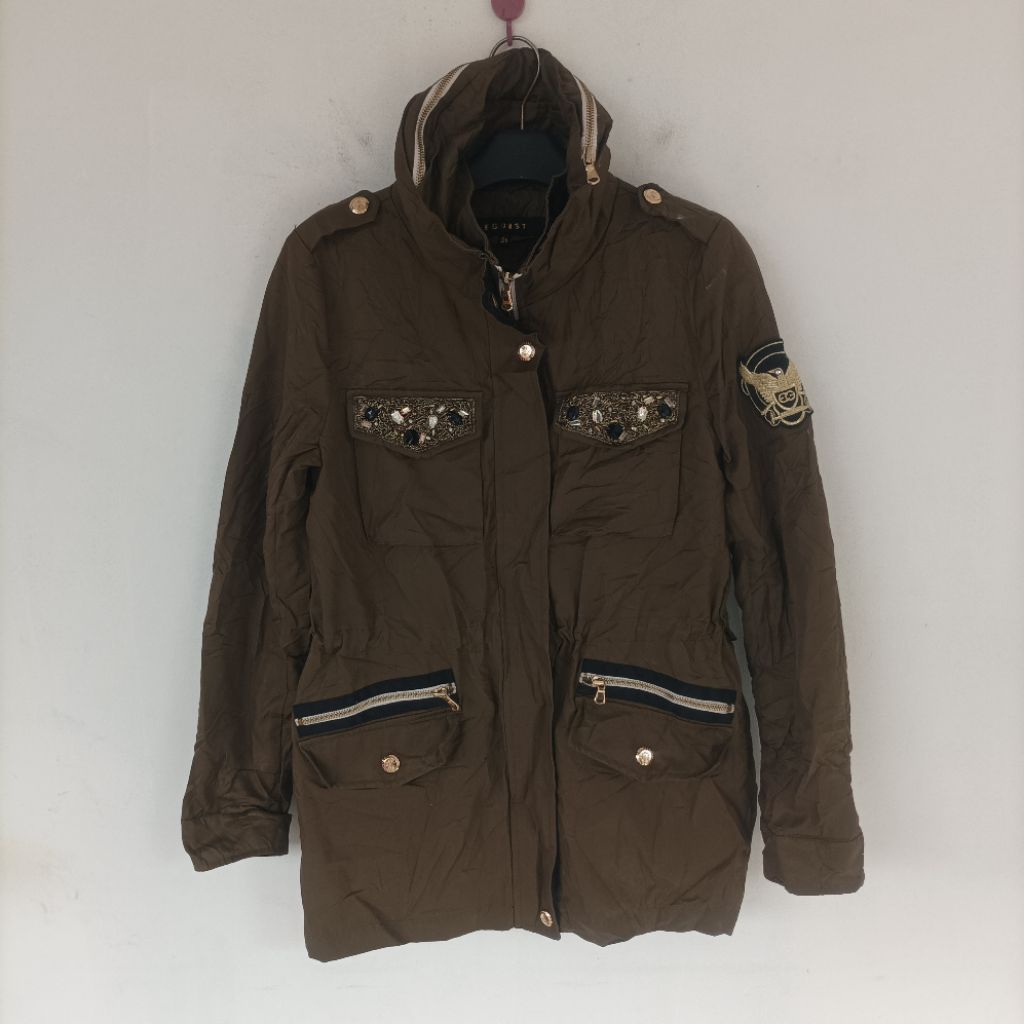 EGOIST ORIGINAL KAOS PARKA CASUAL WANITA SIZE M J071