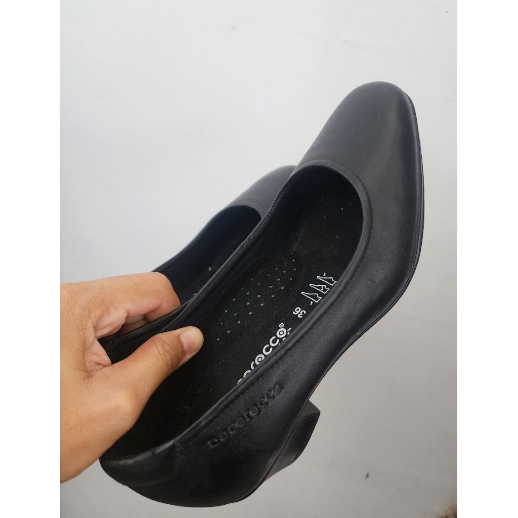 FLATSHOES SEPATU KERJA BOCOROCCO ORIGINAL PRELOVE LIKE NEW SEPATU PERSIT/PIA/BHAYANGKARI/JALASENASTR