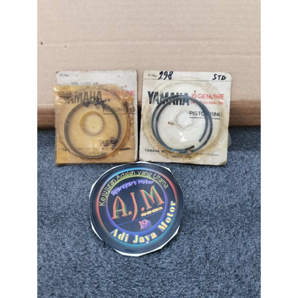 Ring Piston Seher Yamaha V75 298 Os Oversize NOL STD 75 100 Nos