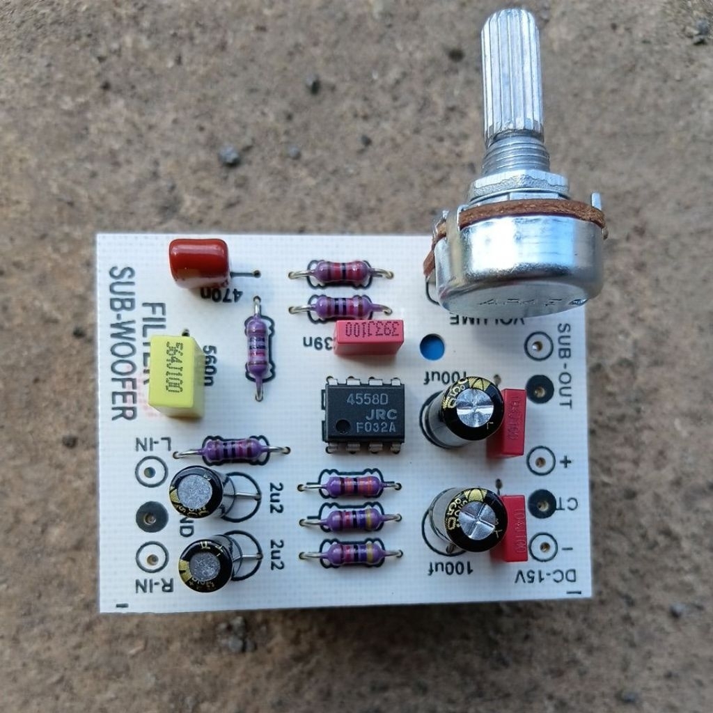 Kit Mini Filter Subwoofer CT 12V