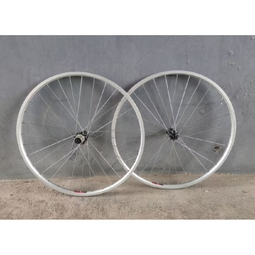 wheelset 26 rims araya tm620 hub shimano m435 spoke stainless