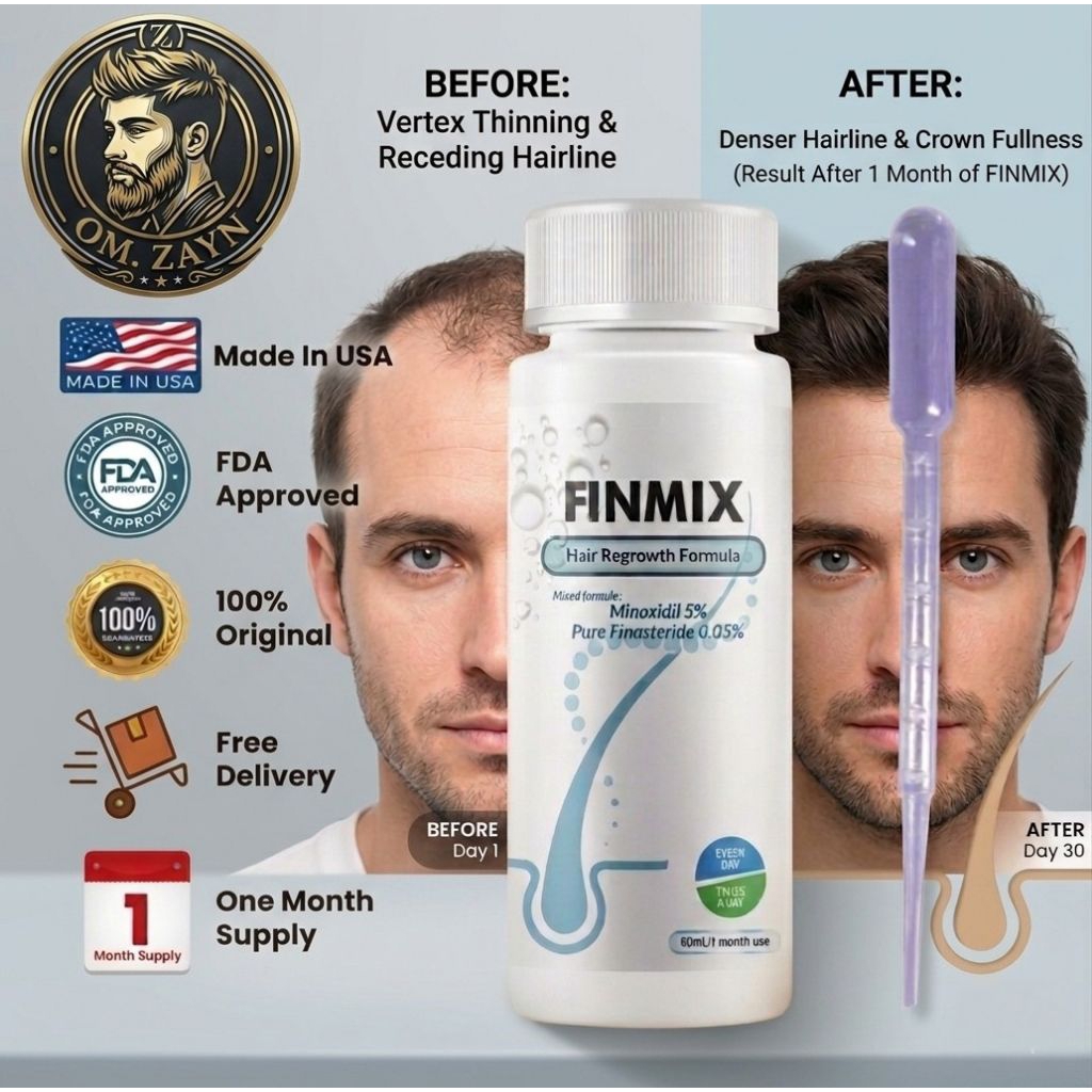 Finmix Minoxidil 5% Pure Finas USA 60 ml