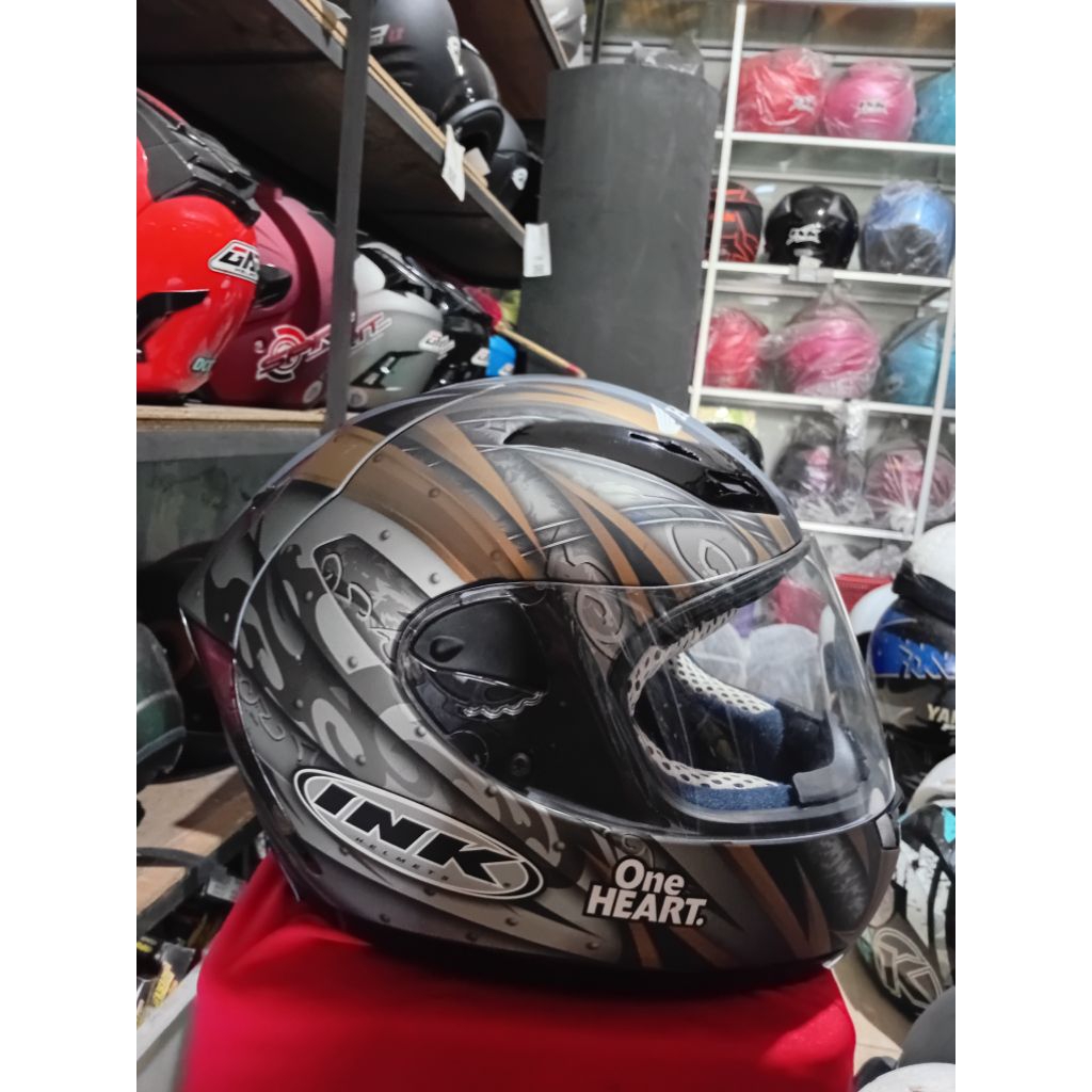 helem fulfes  honda mega pro ori (ori ink)