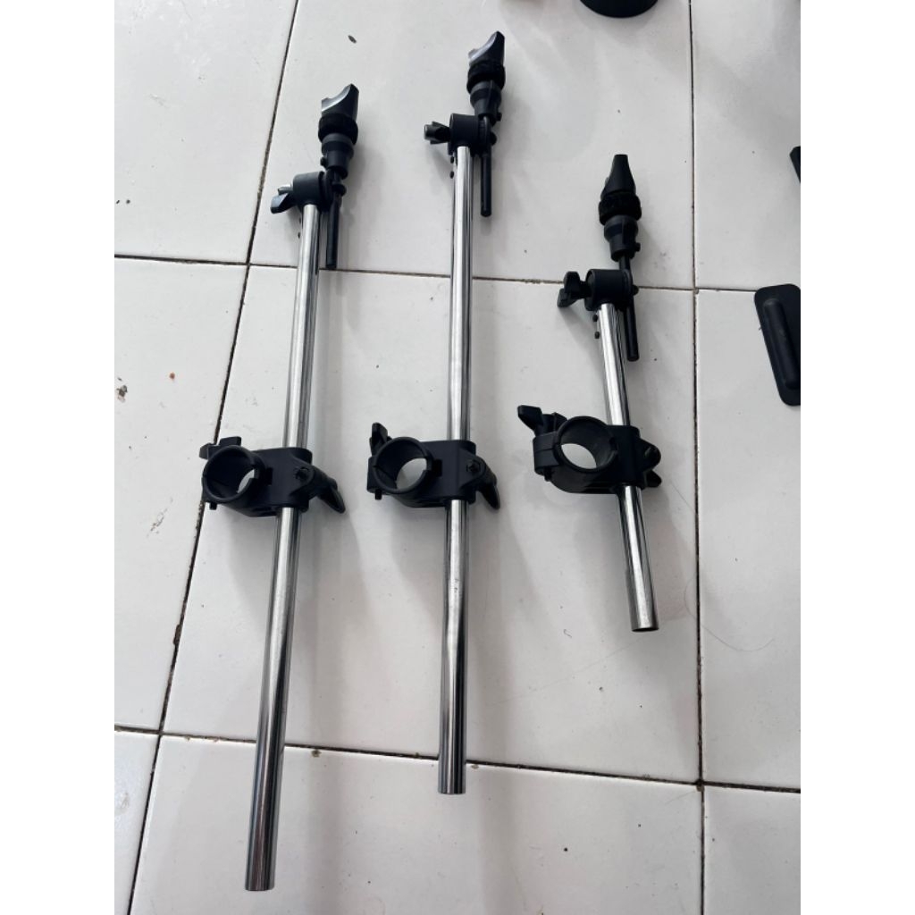 3pcs arm stand cymbal drum elektrik + clamp