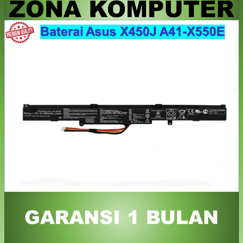 Baterai Asus X450J X550 X550Z X550ZE A41-X550E