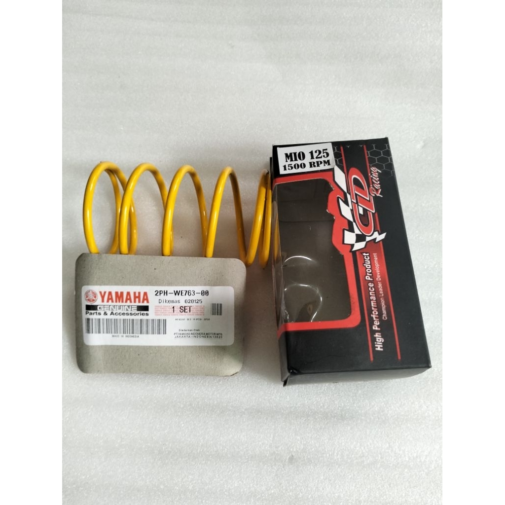 paket Per cvt racing original CLD+Roller  mio m3-soult gt125-xeon